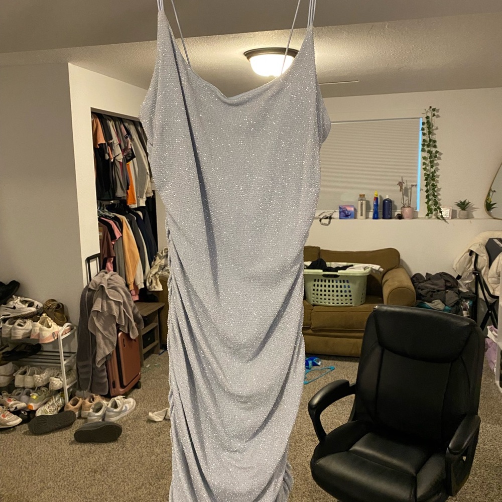 Light blue homecoming dress